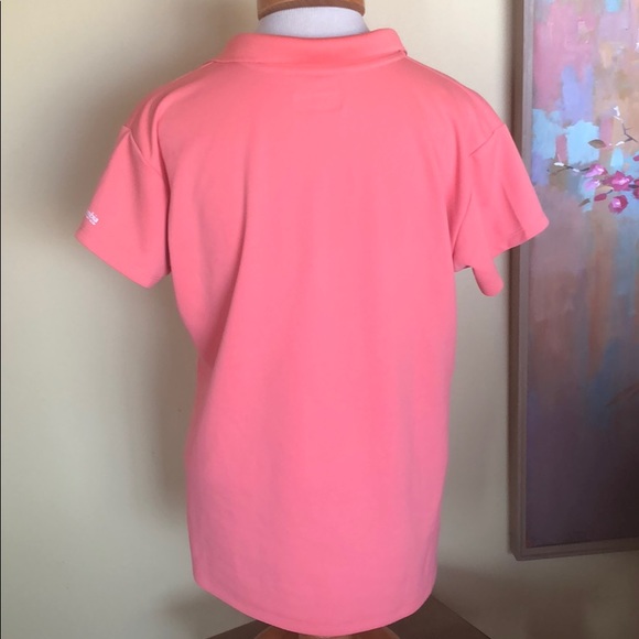 Columbia Orange Wicking Golf Polo. Sz. XL. - Picture 4 of 5